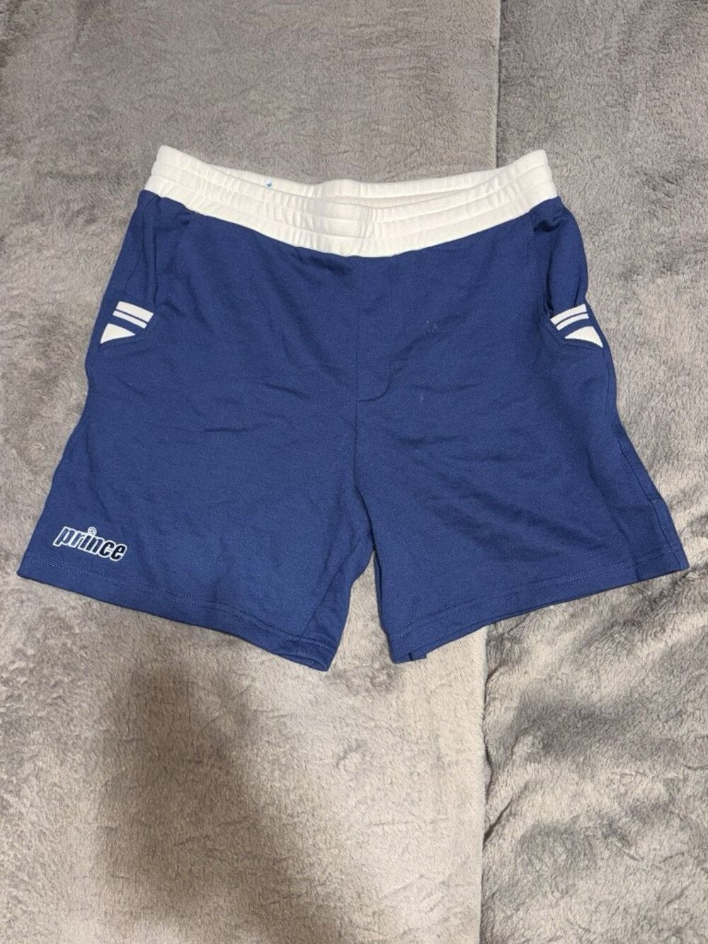 Prince Men's M Pickleball Shorts Navy Blue Athletic Training EUC